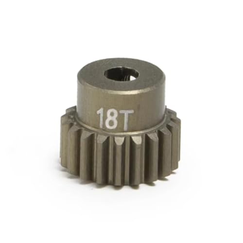 PLOQAZEH RC Autoteile Universal Aluminium Legierung 18T-30T Ritzel Motor Getriebe RC Upgrade Teile Zubehör RC Modell Auto Teile(18T) von PLOQAZEH