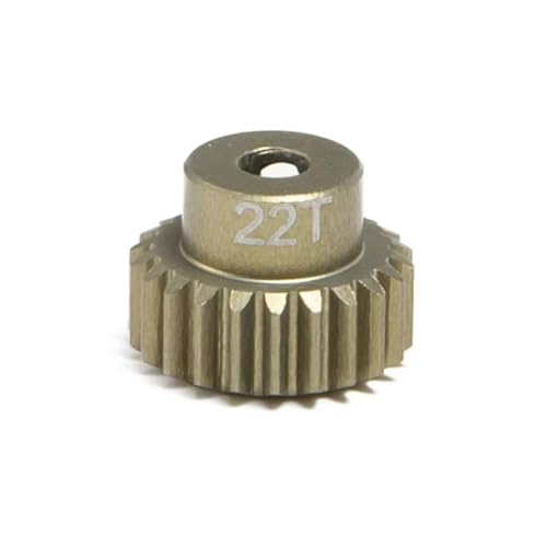 PLOQAZEH RC Autoteile Universal Aluminium Legierung 18T-30T Ritzel Motor Getriebe RC Upgrade Teile Zubehör RC Modell Auto Teile(22T) von PLOQAZEH