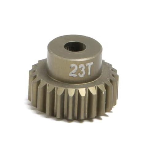 PLOQAZEH RC Autoteile Universal Aluminium Legierung 18T-30T Ritzel Motor Getriebe RC Upgrade Teile Zubehör RC Modell Auto Teile(23T) von PLOQAZEH
