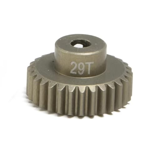 PLOQAZEH RC Autoteile Universal Aluminium Legierung 18T-30T Ritzel Motor Getriebe RC Upgrade Teile Zubehör RC Modell Auto Teile(29T) von PLOQAZEH
