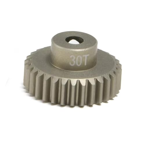 PLOQAZEH RC Autoteile Universal Aluminium Legierung 18T-30T Ritzel Motor Getriebe RC Upgrade Teile Zubehör RC Modell Auto Teile(30T) von PLOQAZEH