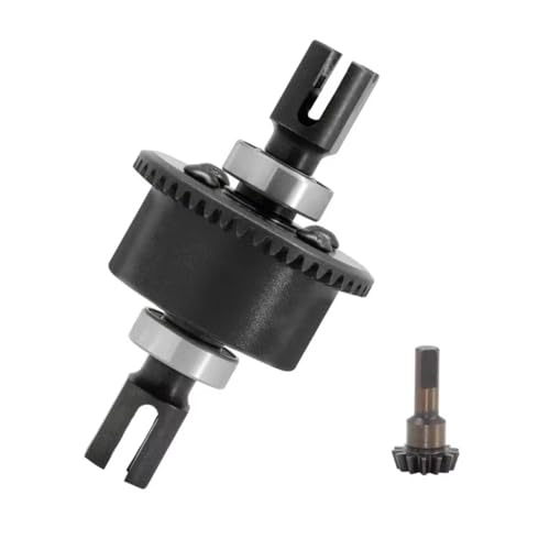 PLOQAZEH RC Car Upgrade Zubehör Für Arrma Für Infraction Für Limitless Für Typhon 6S 1/10 6S 1/8 1/7 Metall Vorne Hinten Differential 43T 13T Rc Auto Teile Ersatz(Black) von PLOQAZEH