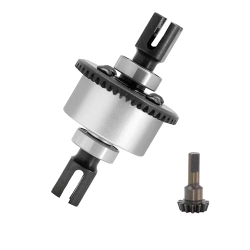 PLOQAZEH RC Car Upgrade Zubehör Für Arrma Für Infraction Für Limitless Für Typhon 6S 1/10 6S 1/8 1/7 Metall Vorne Hinten Differential 43T 13T Rc Auto Teile Ersatz(Silver) von PLOQAZEH