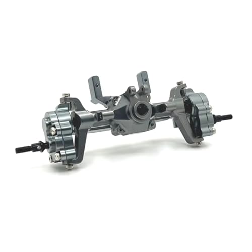 PLOQAZEH RC Car Upgrade Zubehör Für FMS Für FCX24 K5 1/24 Metall Vorderachse Montage RC Auto LKW Kettenfahrzeuge Teile Und Zubehör Upgrades Ersatz Und Verwendung(Gray) von PLOQAZEH