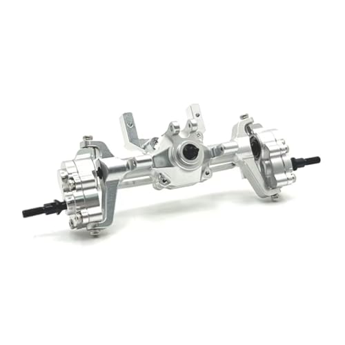 PLOQAZEH RC Car Upgrade Zubehör Für FMS Für FCX24 K5 1/24 Metall Vorderachse Montage RC Auto LKW Kettenfahrzeuge Teile Und Zubehör Upgrades Ersatz Und Verwendung(Silver) von PLOQAZEH