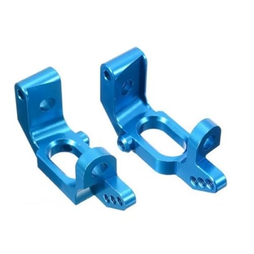 PLOQAZEH RC Car Upgrade Zubehör Für HSP 102010 94123 94111 1/10 Aluminium Front Hub Carrier (L/R) RC Crawler Teile Und Zubehör Upgrades Ersatz Und Verwendung(Blue) von PLOQAZEH