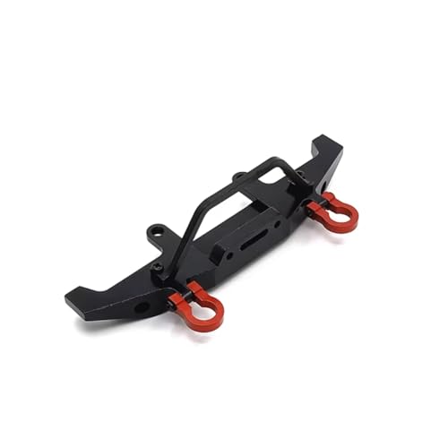 PLOQAZEH RC Car Upgrade Zubehör Für HengLong Für JJRC Für FeiYu Für WPL C14 C24 C34 C44 B14 B16 B24 B36 Metall Frontstoßstange RC Auto Kettenfahrzeug Teile Austauschen Und Verwenden(Black) von PLOQAZEH