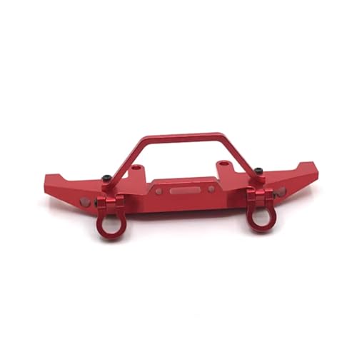PLOQAZEH RC Car Upgrade Zubehör Für HengLong Für JJRC Für FeiYu Für WPL C14 C24 C34 C44 B14 B16 B24 B36 Metall Frontstoßstange RC Auto Kettenfahrzeug Teile Austauschen Und Verwenden(Red) von PLOQAZEH