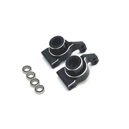 PLOQAZEH RC Car Upgrade Zubehör Für JJRC C8803 Für WLtoys 1/14 1/12 Metallschalenlager RC Auto Geländewagen Kettenfahrzeug Teile Zubehör Upgrade Austausch Und Verwendung(Black) von PLOQAZEH