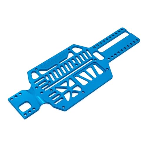 PLOQAZEH RC Car Upgrade Zubehör Für MINI-Q8 Q9 1/28 90 94 98 102 106 110 114 118 122mm Metall Multi-Radstand Bodenplatte RC Auto Teile Zubehör Upgrade Ersatz(Blue) von PLOQAZEH