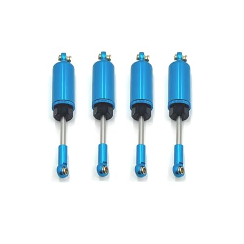 PLOQAZEH RC Car Upgrade Zubehör Für MJX 14209 14210 1/14 Metall Vorne Und Hinten Hydraulische Stoßdämpfer RC Auto Teile Und Zubehör Upgrades Ersatz Und Verwendung(Blue) von PLOQAZEH