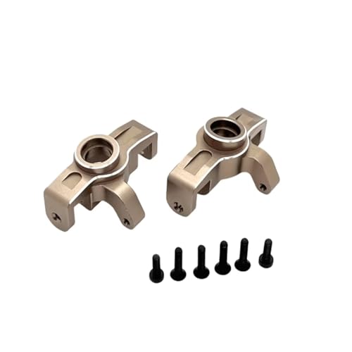 PLOQAZEH RC Car Upgrade Zubehör Für MJX 14211 1/14 Metall Front Lenkbecher Fernbedienung Auto Kettenfahrzeug Teile Und Zubehör Upgrade Ersatz Und Verwendung(Yellow) von PLOQAZEH