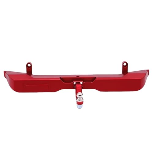 PLOQAZEH RC Car Upgrade Zubehör Für MJX H12Y 1/12 Metall Heckstoßstange Und Heckaufprallschutz Kettenfahrzeuge Rc Autoteile Und Zubehör Upgrades Und Ersatzteile(Red) von PLOQAZEH
