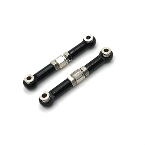 PLOQAZEH RC Car Upgrade Zubehör Für MJX H6 16207 16208 16209 16210 Metall Lenkstange RC Auto Geländefahrzeuge Teile Und Zubehör Upgrades Austausch Und Verwendung(Black) von PLOQAZEH