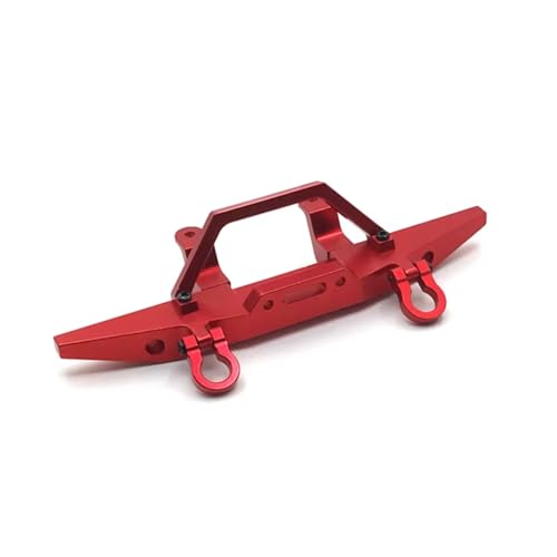 PLOQAZEH RC Car Upgrade Zubehör Für MN D90 D91 D96 Für MN98 99S 1/12 Metall Frontstoßstange RC Auto Geländefahrzeuge Teile Und Zubehör Upgrades Ersatzverwendung(Red) von PLOQAZEH