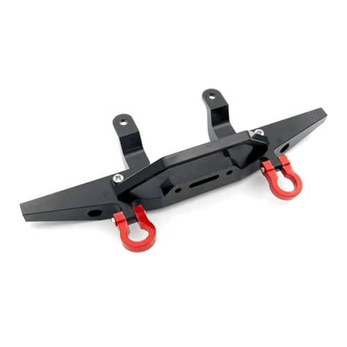 PLOQAZEH RC Car Upgrade Zubehör Für MN D90 D91 D96 MN90 Für MN99S 1/12 Metall Frontstoßstange Antikollisions RC Und Zubehör Upgrades Ersatzverwendung(Black) von PLOQAZEH