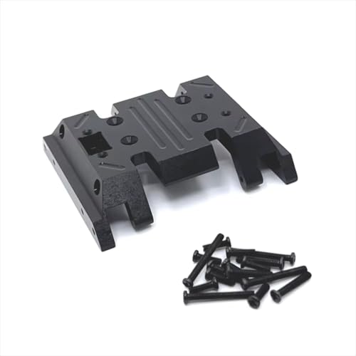 PLOQAZEH RC Car Upgrade Zubehör Für MN Für MN128 MN86 G500 1/12 Metall Mittelwellenkasten Bodenplatte RC Auto Kettenfahrzeug Teile Und Zubehör Upgrade Ersatz Verwendung(Black) von PLOQAZEH