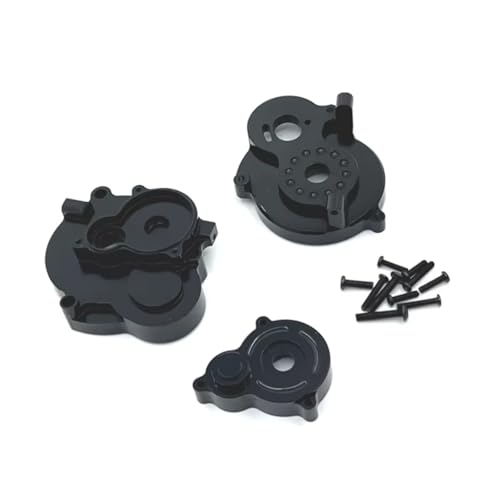 PLOQAZEH RC Car Upgrade Zubehör Für MN Für MN128 MN86 G500 1/12 Metallmotorwellenkastenabdeckung Fernbedienungsauto Kettenfahrzeuge Teile Und Zubehör Upgrades Ersatzverwendung(Black) von PLOQAZEH