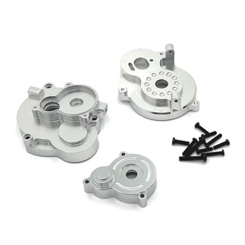 PLOQAZEH RC Car Upgrade Zubehör Für MN Für MN128 MN86 G500 1/12 Metallmotorwellenkastenabdeckung Fernbedienungsauto Kettenfahrzeuge Teile Und Zubehör Upgrades Ersatzverwendung(Silver) von PLOQAZEH