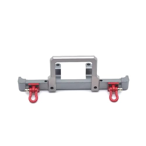 PLOQAZEH RC Car Upgrade Zubehör Für MangNiu D90 D91 D96 Für MN 98 99S V1 Metallstoßstange Vorne Antikollisionsfernbedienung Autoteile Und Zubehör Upgrades Ersatzverwendung(Gray) von PLOQAZEH
