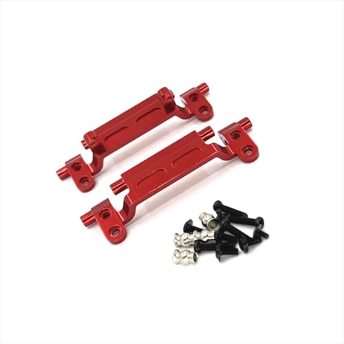 PLOQAZEH RC Car Upgrade Zubehör Für Mangniu Für MN78 1/12 Metall Hinterachse Spurstange Lenkgetriebe Für Seat RC Autoteile Und Zubehör Upgrade Austausch Und Verwendung(Red) von PLOQAZEH