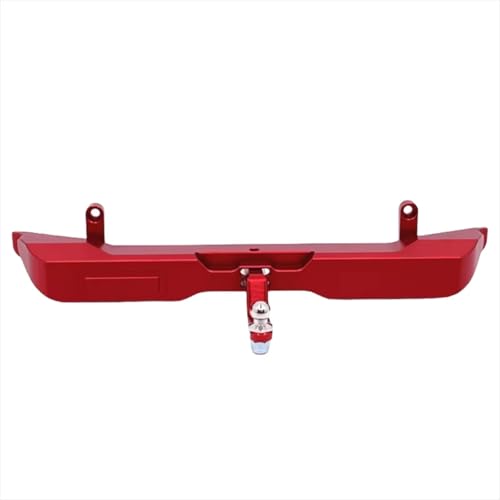 PLOQAZEH RC Car Upgrade Zubehör Für MeiJiaXin H12Y 1/12 Metall Heckstoßstange Enthält Einen Anhängerhaken RC Car Kettenfahrzeuge Teile Und Zubehör Upgrades Ersatzverwendung(Red) von PLOQAZEH