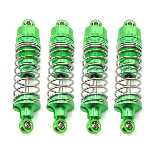PLOQAZEH RC Car Upgrade Zubehör Für WLtoys 104016 104018 1/10 Metall Hydraulische Externe Für Frühling Stoßdämpfer RC Auto Teile Und Zubehör Upgrades Ersatz Verwenden(Green) von PLOQAZEH
