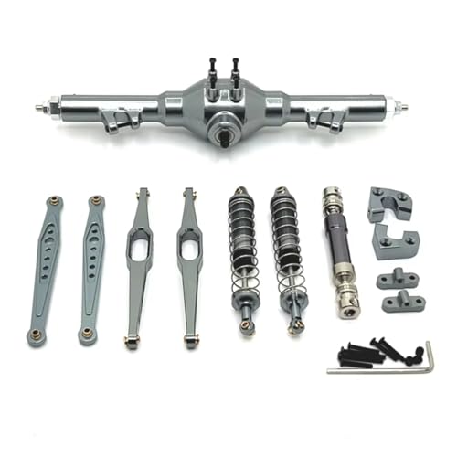 PLOQAZEH RC Car Upgrade Zubehör Für WLtoys 124006 12423 12427 12428 12429 1/12 Metall Fragile Kit Paket RC Auto Teile Und Zubehör Upgrades Ersatz Und Verwendung(Gray) von PLOQAZEH