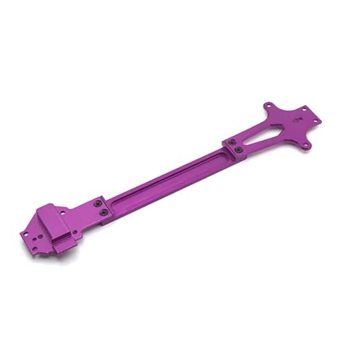 PLOQAZEH RC Car Upgrade Zubehör Für WLtoys 124018 124019 1/12 Metall Zweischichtplatte RC Auto LKW Geländewagen Kettenfahrzeug Teile Und Zubehör Upgrade Ersatz Verwendung(Purple) von PLOQAZEH