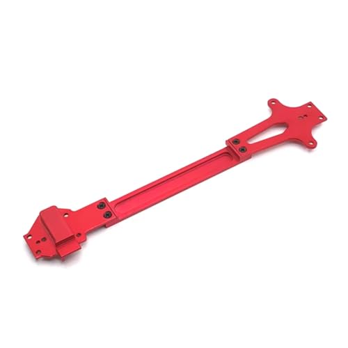 PLOQAZEH RC Car Upgrade Zubehör Für WLtoys 124018 124019 1/12 Metall Zweischichtplatte RC Auto LKW Geländewagen Kettenfahrzeug Teile Und Zubehör Upgrade Ersatz Verwendung(Red) von PLOQAZEH