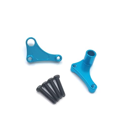 PLOQAZEH RC Car Upgrade Zubehör Für WLtoys 12423 12427 12428 12429 FY Metalllenkung Schafhorn Fernbedienung Autoteile Und Zubehör Upgrade Ersatz Und Verwendung(Blue) von PLOQAZEH