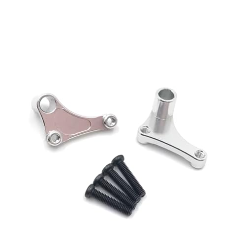 PLOQAZEH RC Car Upgrade Zubehör Für WLtoys 12423 12427 12428 12429 FY Metalllenkung Schafhorn Fernbedienung Autoteile Und Zubehör Upgrade Ersatz Und Verwendung(Silver) von PLOQAZEH