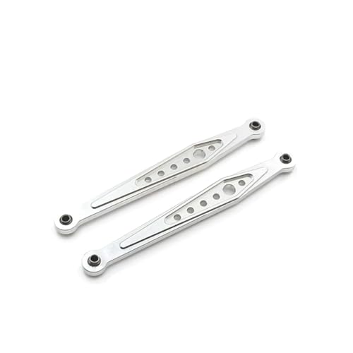 PLOQAZEH RC Car Upgrade Zubehör Für WLtoys 12427 12428-AB 12423 FY01 FY02 FY03 1/12 Metall Hinterrad Spurstange RC Auto Kettenfahrzeugteile Und Zubehör Upgrade Ersatzverwendung(Silver) von PLOQAZEH
