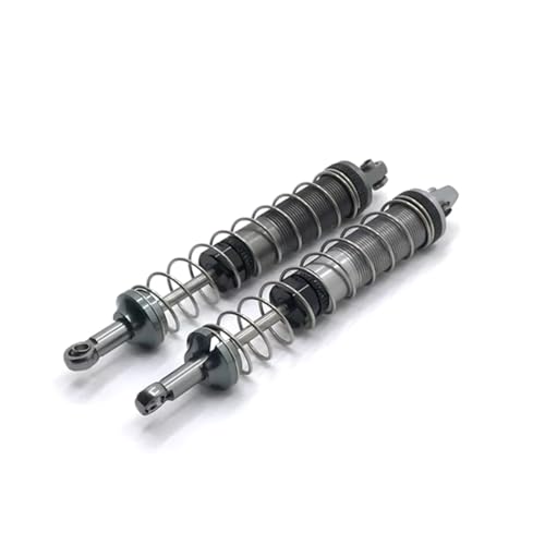 PLOQAZEH RC Car Upgrade Zubehör Für WLtoys 12428 12429 12427 12423 104009 12401 12402 12403 12404 12409 Metall Hydraulische Stoßdämpfer RC Auto Teile Ersatz Verwenden(Black) von PLOQAZEH