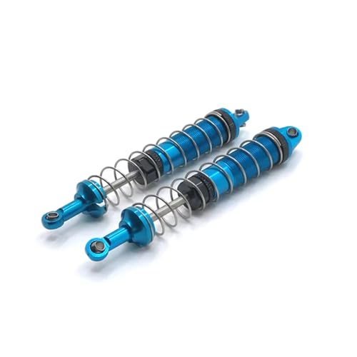 PLOQAZEH RC Car Upgrade Zubehör Für WLtoys 12428 12429 12427 12423 104009 12401 12402 12403 12404 12409 Metall Hydraulische Stoßdämpfer RC Auto Teile Ersatz Verwenden(Blue) von PLOQAZEH