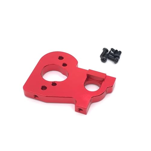 PLOQAZEH RC Car Upgrade Zubehör Für WLtoys 144010 144001 144002 124016 124017 124018 124019 Metallmotorhalterung RC Autoteile Und Zubehör Upgrade Ersatz Und -Verwendung(Red) von PLOQAZEH