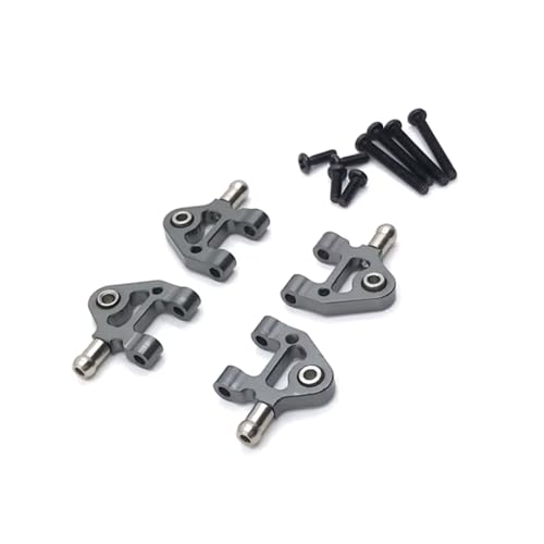 PLOQAZEH RC Car Upgrade Zubehör Für WLtoys 284131 K969 K979 K989 K999 P929 P939 1/28 Metallunterteil Für Schwingarm RC Autoteile Und Zubehör Upgrade Ersatz Und Verwendung(Gray) von PLOQAZEH