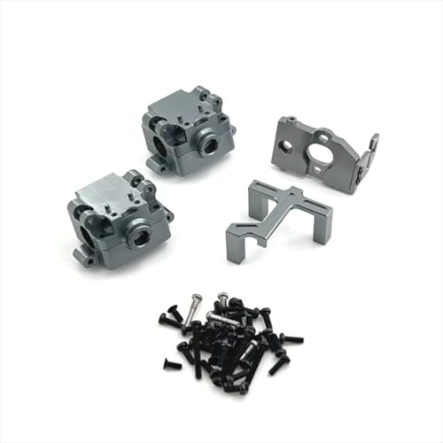 PLOQAZEH RC Car Upgrade Zubehör Für WLtoys 284161 284010 284131 K989 K969 K979 P929 1/28 Metallgetriebemotor Lenkgetriebebasis RC Autoteile Austausch Und Verwendung(Gray) von PLOQAZEH
