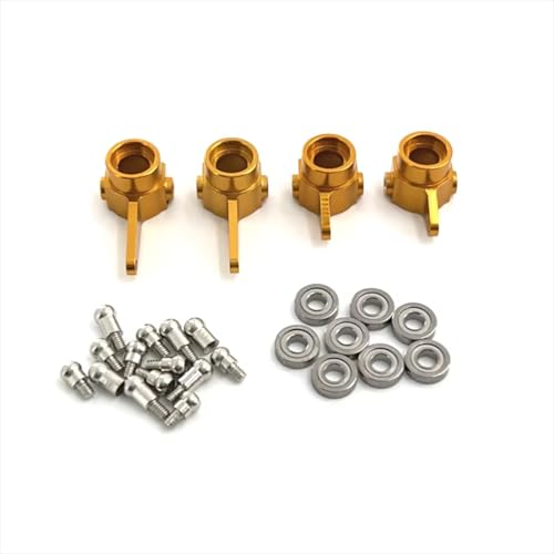 PLOQAZEH RC Car Upgrade Zubehör Für WLtoys 284161 284010 284131 K989 K979 K969 P929 P939 1/28 Metall Lenkbecher 3 * 7 * 2 Mm Lager RC Autoteile Austausch Und Verwendung(Yellow) von PLOQAZEH