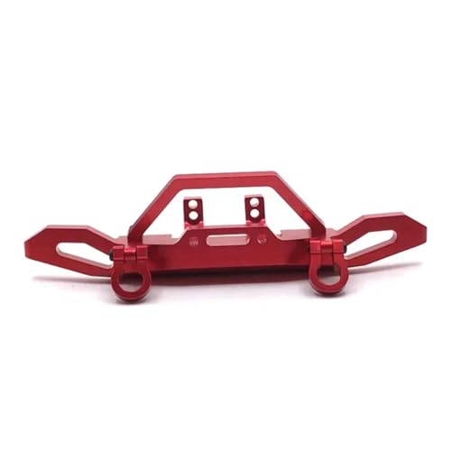 PLOQAZEH RC Car Upgrade Zubehör Für Wltoys 104001 1/10 Metall Frontstoßstange RC Auto LKW Geländewagen Kettenfahrzeug Teile Und Zubehör Upgrade Ersatz Und Verwendung(Red) von PLOQAZEH
