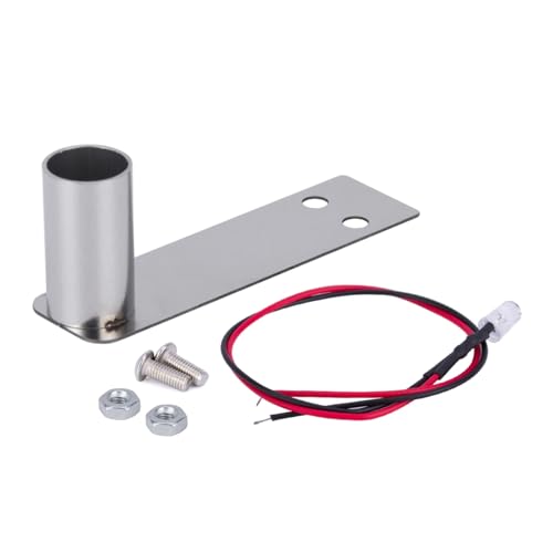 RC Autoteile Für Tamiya Für HSP Für HPI Für Sakura 1/10 Drifting Edelstahl Einzel Doppel Auspuffrohr RC Auto Upgrade Teile Ersatz Zubehör(Single) von PLOQAZEH