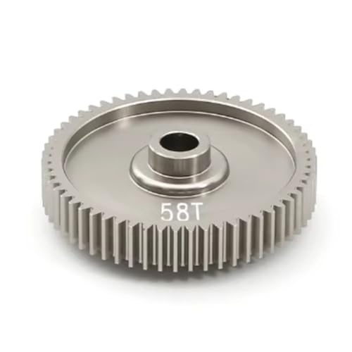 RC Autoteile Für Tamiya Für TT-01 1/10 55T 58T 61T High Speed ​​Spur Getriebe 51004 53665 RC Auto Upgrade Teile Zubehör Ersatz(58T) von PLOQAZEH