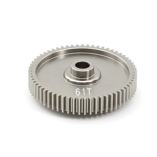 RC Autoteile Für Tamiya Für TT-01 1/10 55T 58T 61T High Speed ​​Spur Getriebe 51004 53665 RC Auto Upgrade Teile Zubehör Ersatz(61T) von PLOQAZEH
