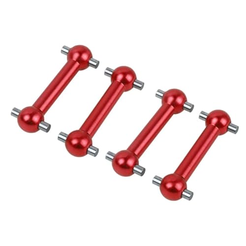 RC Autoteile Für Tamiya Für TT02D Für TT02S Für TT-02 1/10 1 Set Fernbedienung Auto Antriebswelle Hund Knochen Verfolgt Auto Antriebswelle Upgrade Teile(Red) von PLOQAZEH