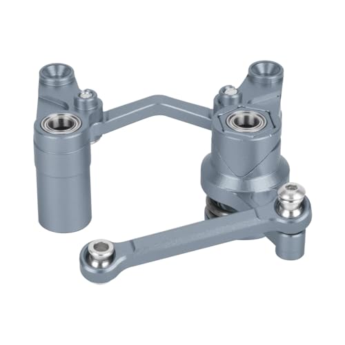 RC Autoteile Für Traxxas BL-2S Für Slash 4x4 4WD CNC Gefräste Aluminium Lenkung Umlenkhebel Und Drag Link Servo Saver Set Upgrade Teile Präzision(Metallic) von PLOQAZEH