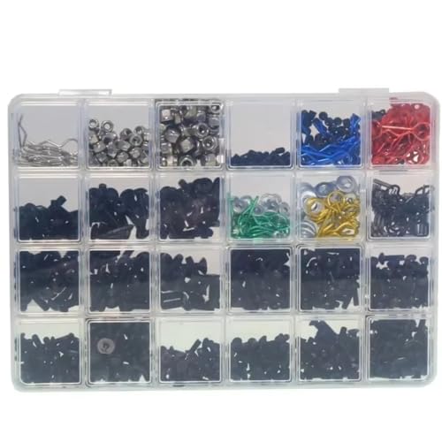 RC Autoteile Für Traxxas Für HPI Für Arrma Für SCX10 Für HSP Metall Schrauben Box Reparatur Tool Kit Sechseckige M3M4 Schraube Kits RC Auto Upgrade Teile RC Autoteile Für Traxxas Für HPI Für Arrma Für SCX10 Für HSP Metall Schrauben Box Reparatur Tool Kit Sechseckige M3M4 Schraube Kits RC Auto Upgrade Teile von PLOQAZEH