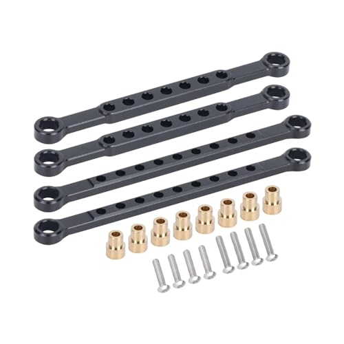 RC Autoteile Für Traxxas Für Slash 4x4 BL-2S 4WD Alle-Aluminium Sway Bar Set-Vorne Und Hinten Stabilisator Schwarz Titan BlauUpgrade Teile(Black) von PLOQAZEH