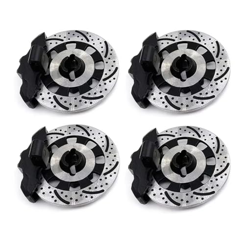RC Autoteile Für Traxxas Für Unlimited Für Desert Für Racer Für UDR Für 8569 1/7 4PCS Aluminium Legierung Geistige Bremsscheibe Stick Hub(Black) von PLOQAZEH