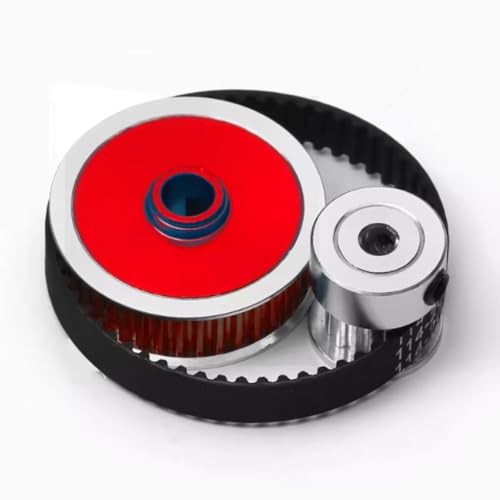 RC Car Upgrade Zubehör Für Tamiya Für TT02 1/10 Riemenantriebsgetriebe Rc Auto LKW Geländewagen Kettenfahrzeuge Teile Und Zubehör Upgrades Austausch Und Verwendung(Red) von PLOQAZEH
