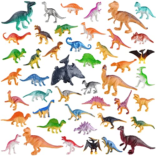 PLULON 45 teiliges Mini Dinosaurier Spielzeug für Kinder Dinosaurier Figuren Kunststoff Tiere Dinosaurier Kuchenaufsätze Kinder Spielset Jungen und Mädchen Geburtstag Babyparty Party Dekorationen PLULON 45 teiliges Mini Dinosaurier Spielzeug für Kinder Dinosaurier Figuren Kunststoff Tiere Dinosaurier Kuchenaufsätze Kinder Spielset Jungen und Mädchen Geburtstag Babyparty Party Dekorationen von PLULON